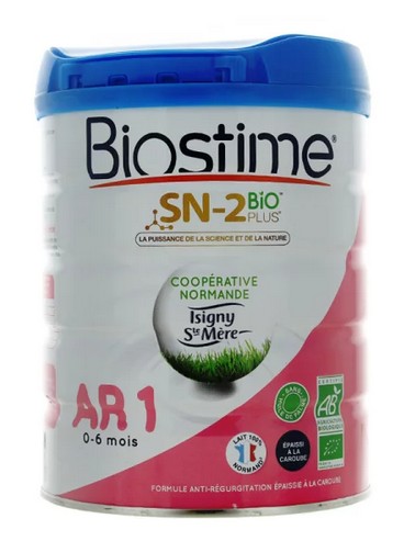 Lait Infantile Biostime SN-2 Bio Plus Anti-Régurgitations 1er âge – 800 G, De 0 à 6 Mois